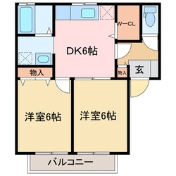 アテナ中村の物件間取画像